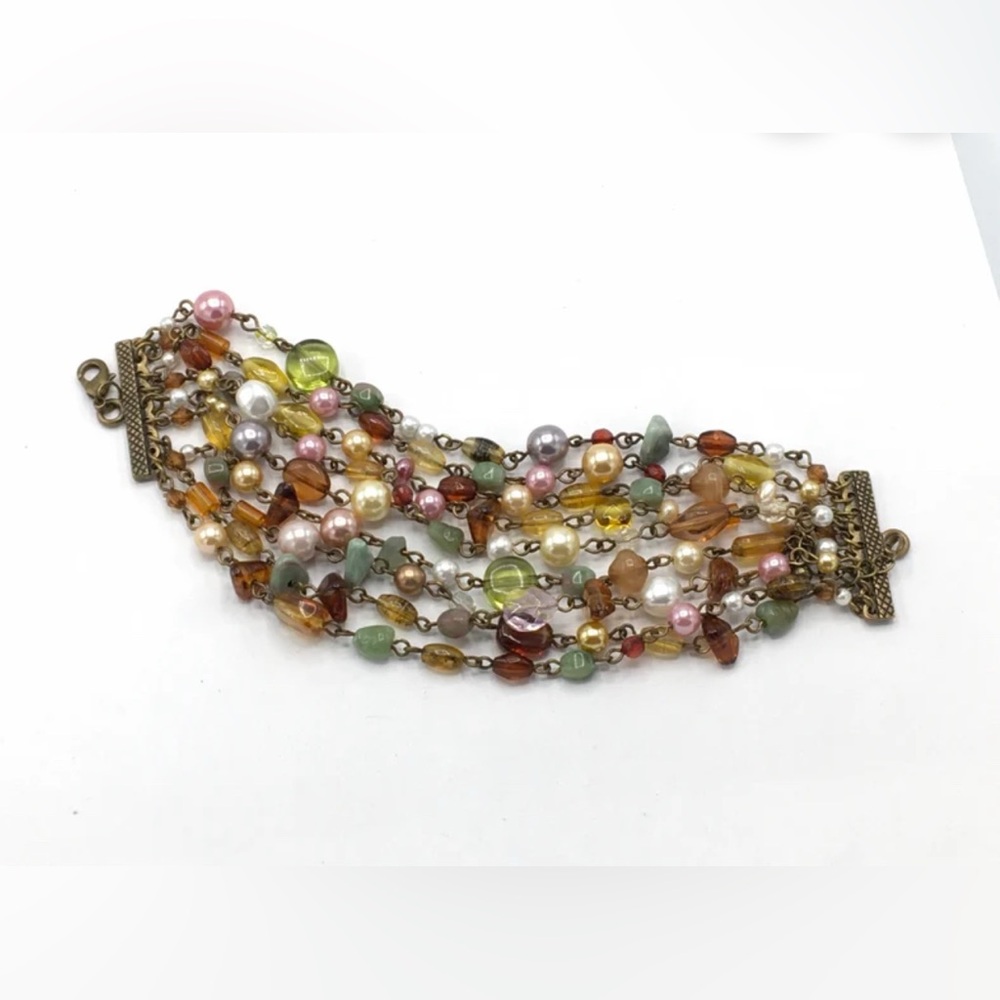 Multicolor Beaded Necklace Beaumont By Lia Sophia